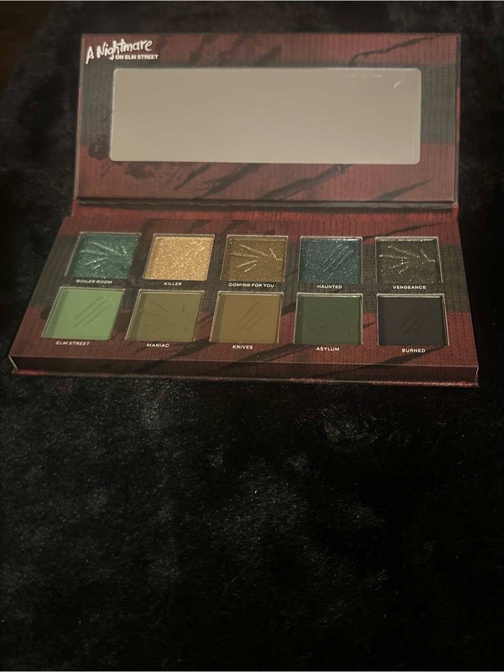 Glamlite Nightmare on Elm Street Freddy Krueger Eyeshadow Palette (New)